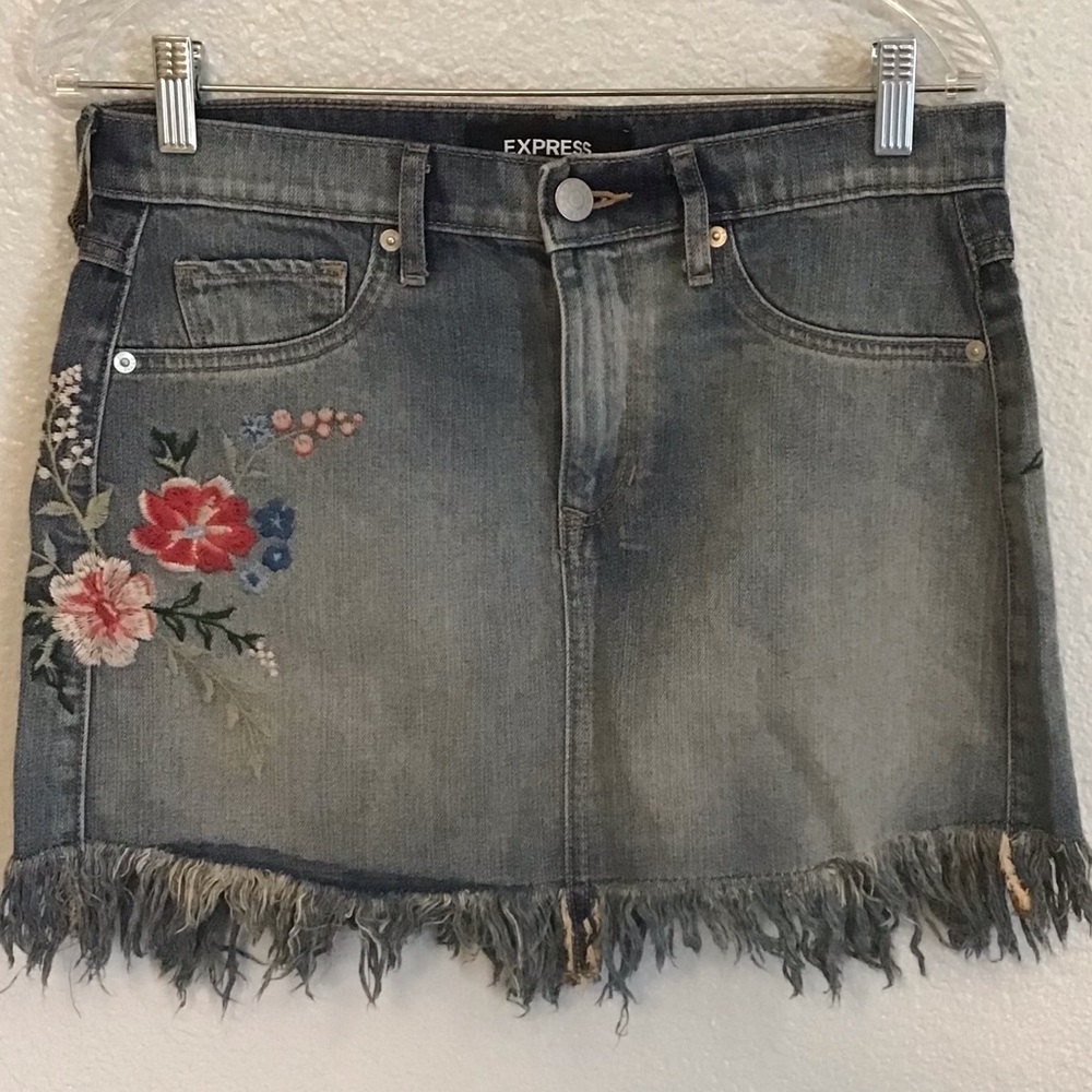 Express Jean Skirt.